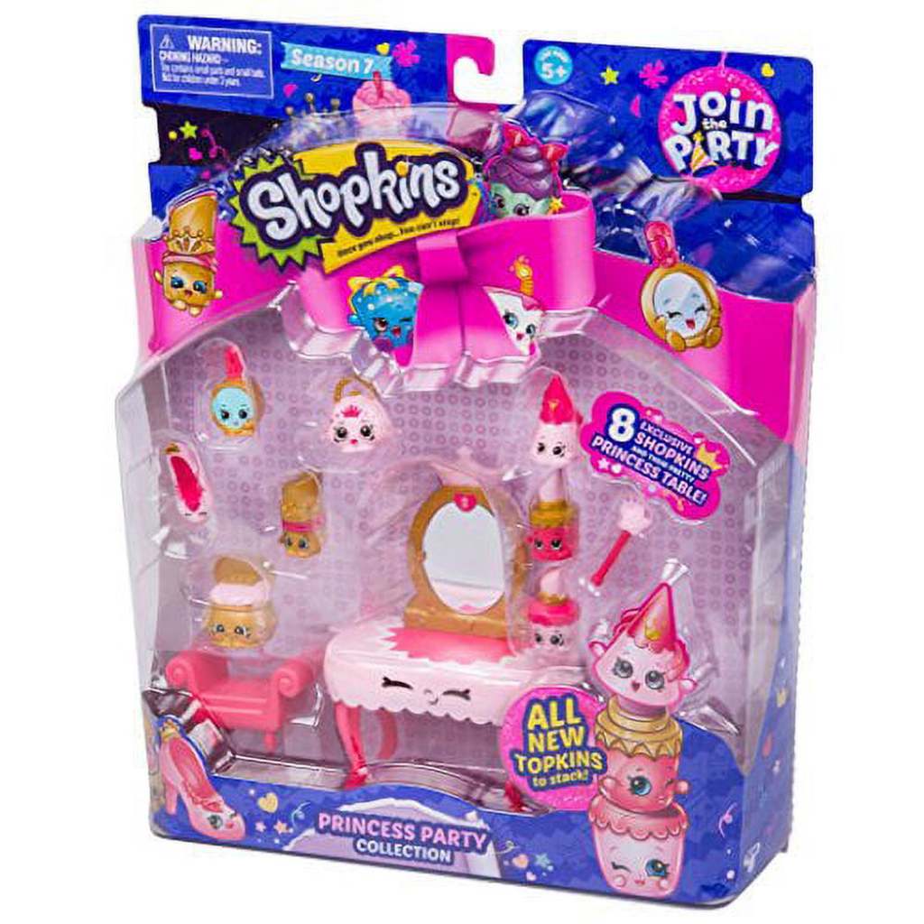 Shopkins Season 7 Princess Party Set 8 ฟิกเกอร์ - Princess Party Collection