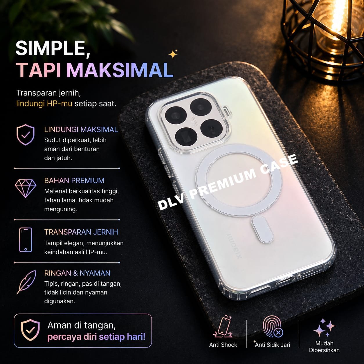 CASE CLEAR MAGSAFE CASE XIAOMI 17T XIAOMI 17T PRO CM-01