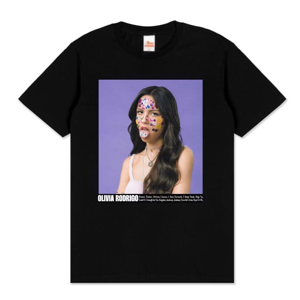 เสื้อยืดวง OLIVIA RODRIGO - เสื้อยืดปกอัลบั้ม