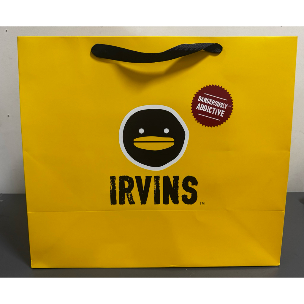 ถุงกระดาษ IRVINS สําหรับเป็นของขวัญ