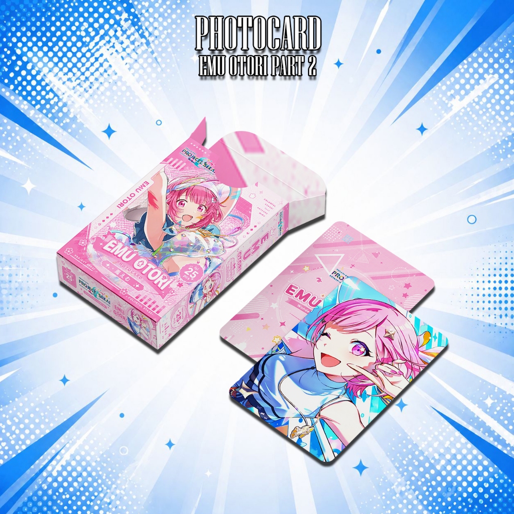 PHOTOCARD SET EMU OTORI VS PROJECT SEKAI COLORFUL STAGE PREMIUM 1 PACK LIMITED EDITION