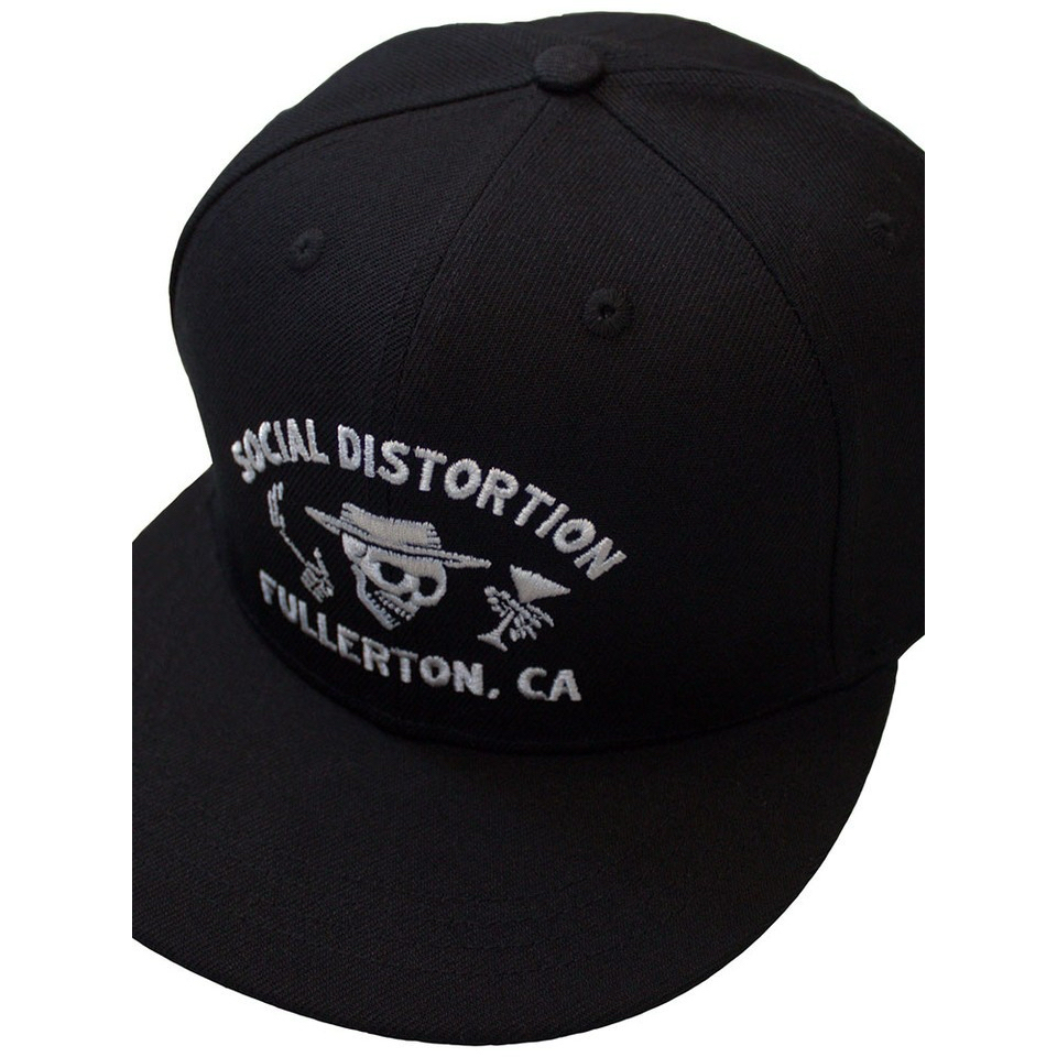 Social Distortion หมวก Snapback Unisex Fullerton Skelly