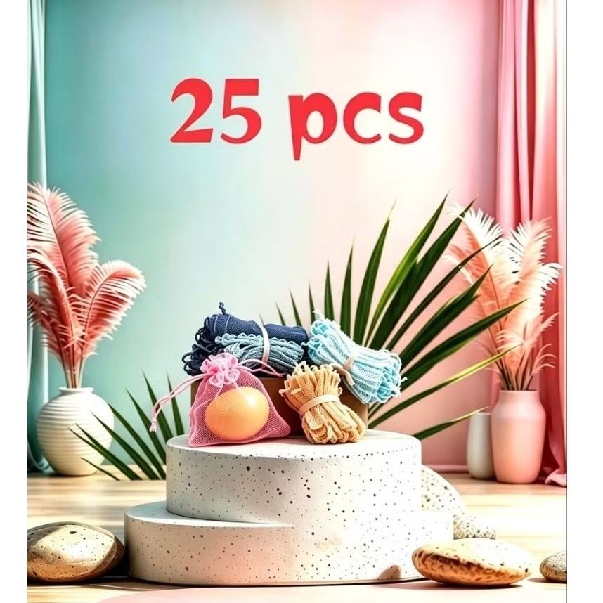 (25 ชิ้น) ถุงกระเบื้องของชําร่วย ขนาด 9x8ซม