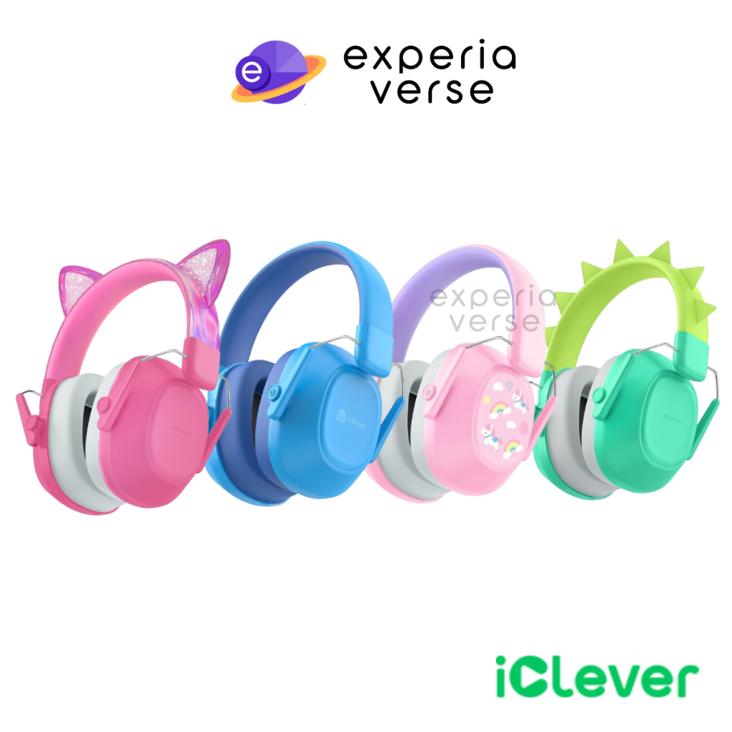 IClever EM01 เด็ก Earmuff Noise Cancelling SNR 29dB ลดเสียงรบกวนป้องกันหู