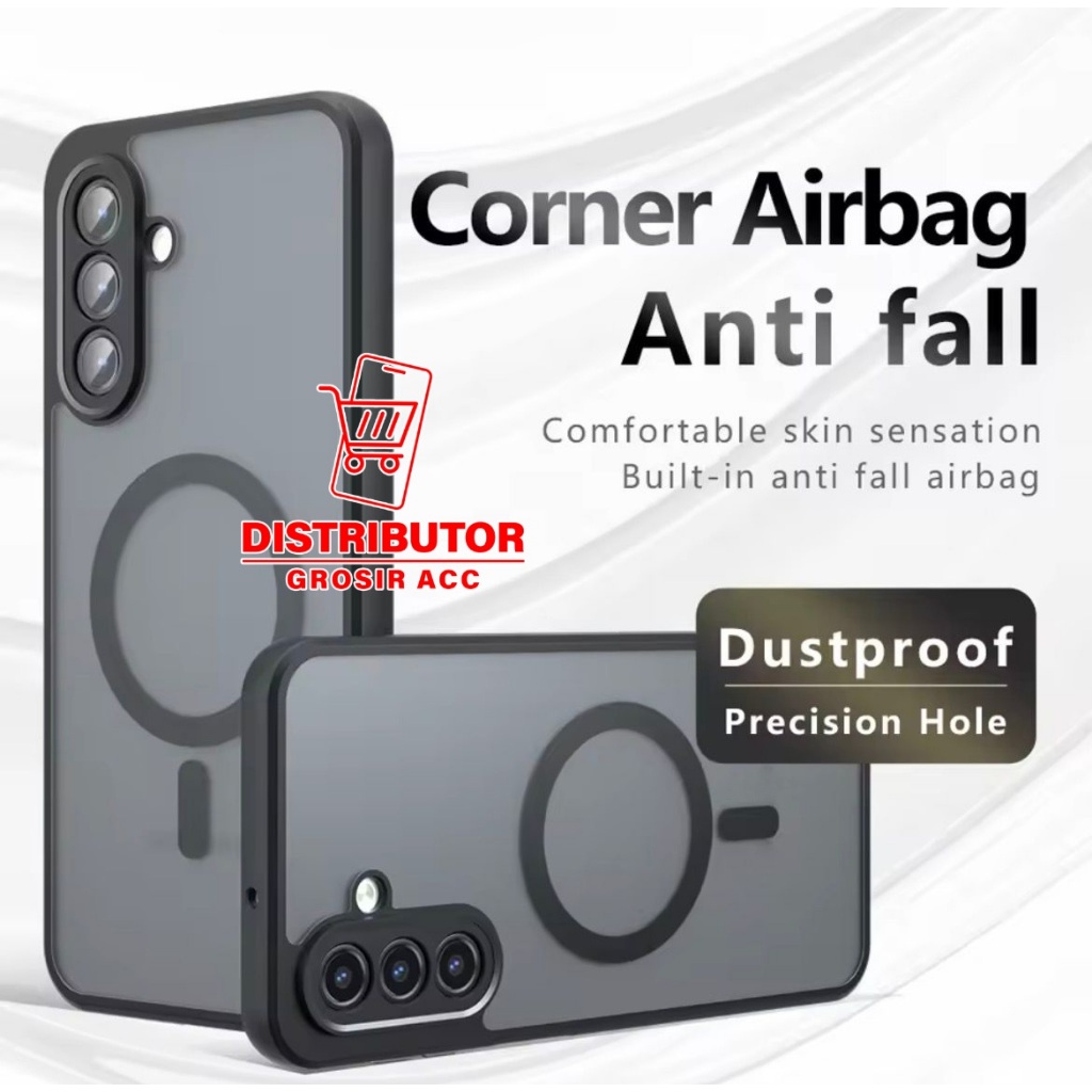 Magsafe Doff Matte Black Case สําหรับ Samsung S21 FE Samsung S23 FE Samsung S24 FE Samsung S25 FE Ma
