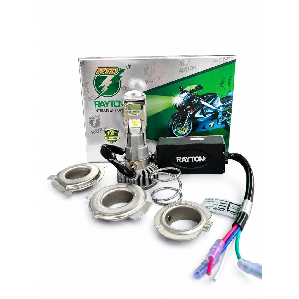 RTD RAYTON M9 H6 LED ไฟหน้ารถจักรยานยนต์ H6 H4 H7 LED Mini โปรเจคเตอร์ไฟหน้ารถจักรยานยนต์