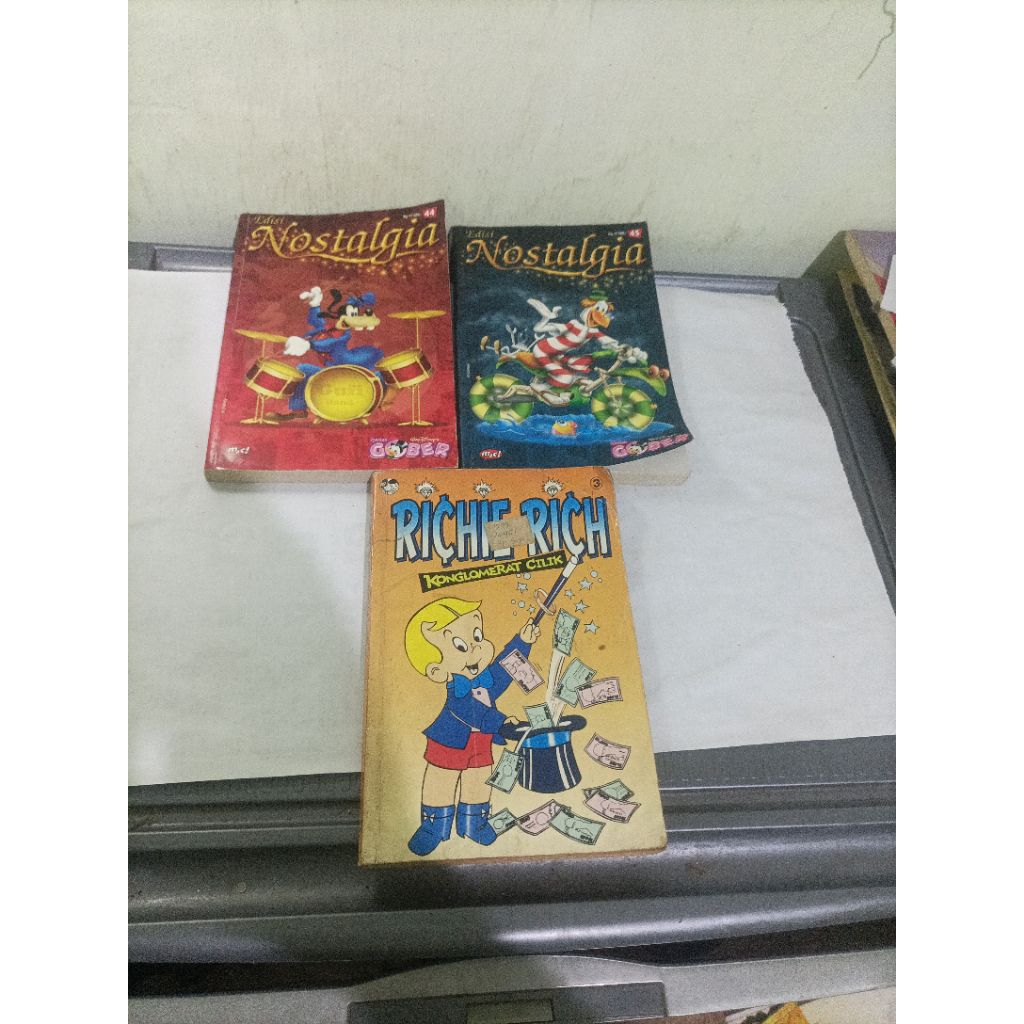 ลุงโกเบอร์การ์ตูนความคิดถึงฉบับ 44 และ 45, Richie Rich konglmerat Clik/ต่อเล่ม