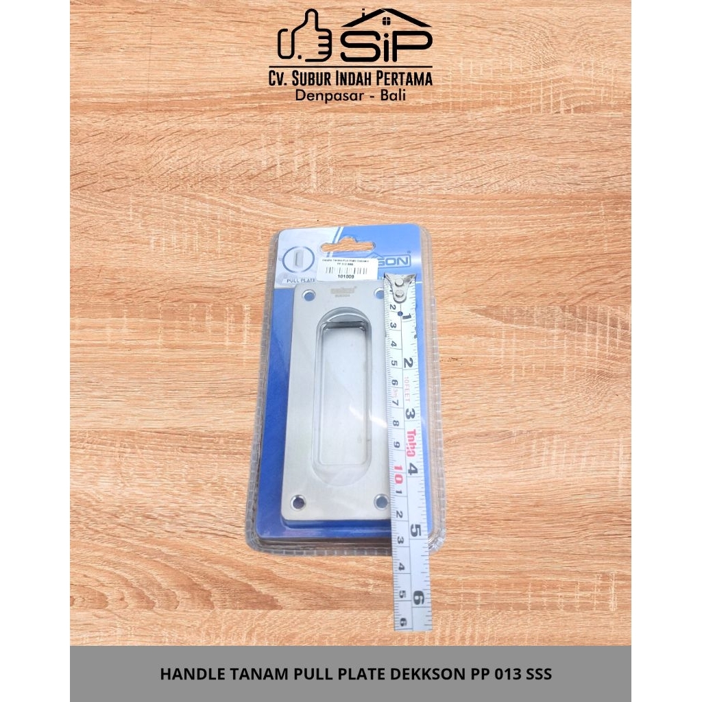 DEKKSON PP 013 SSS PULL PLATE BUILT-IN HANDLE