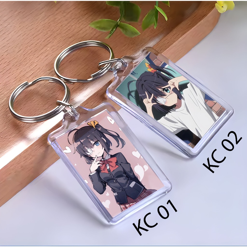 พวงกุญแจ Rikka Takanashi - พวงกุญแจอนิเมะ - พวงกุญแจ - Rikka