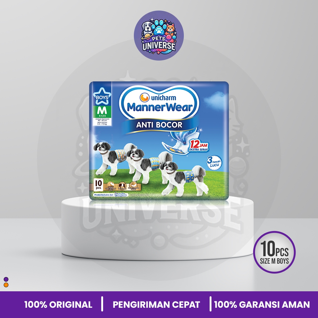 Unicharm - Pet Manner Wear Pampers Boy & Grigs ผ้าอ้อมสุนัข