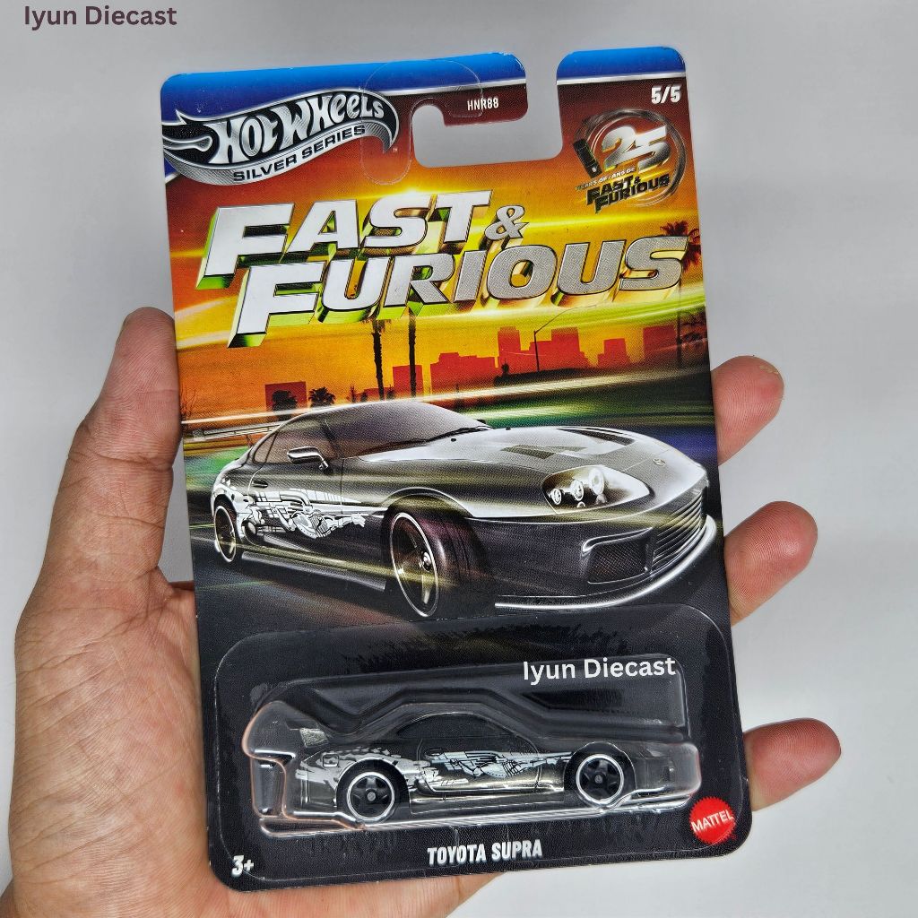Hot Wheels Fast & Furious Toyota Supra Base Besi Zamac Silver Series 2026 Diecast 1:64 Mattel