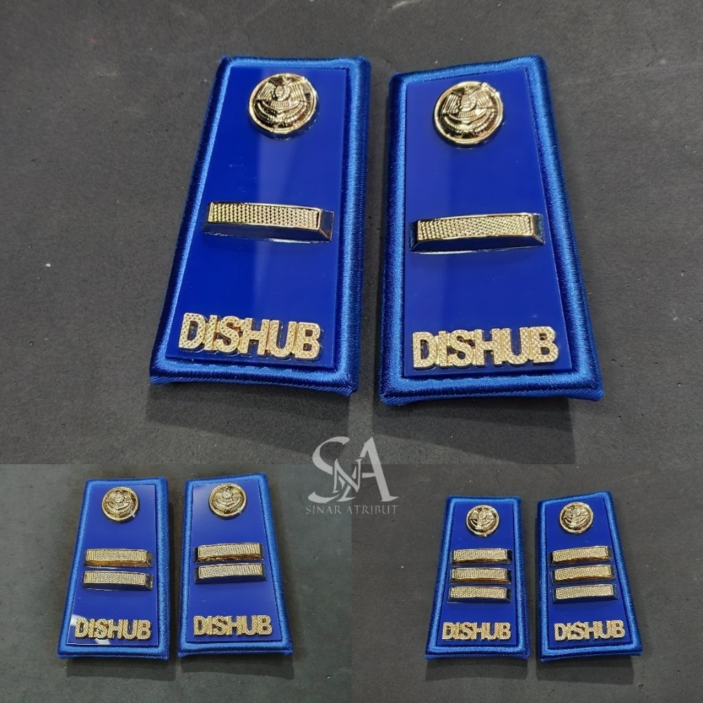 PDH DISHUB Rank Group 3A, 3B, 3C อะคริลิค Mica ปักนูน Trim