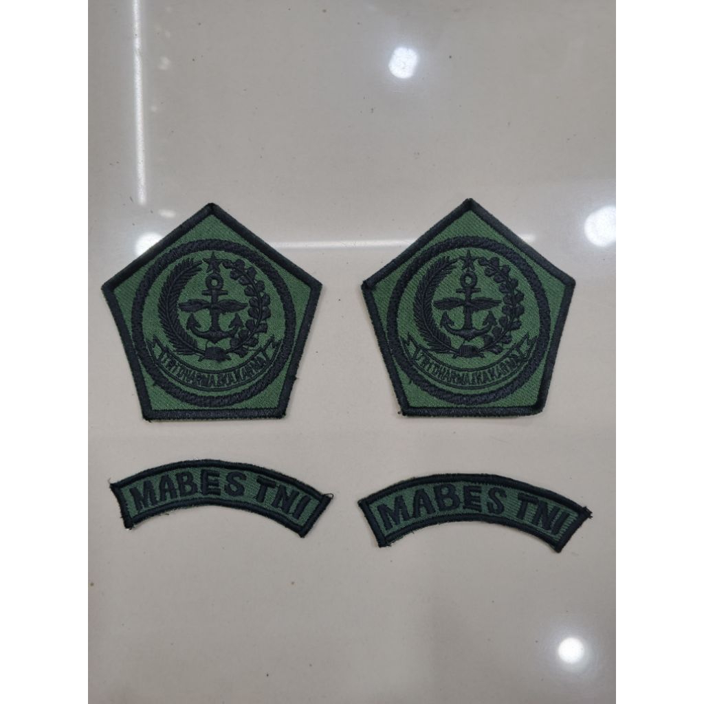 TNI Headquarter Logo เย็บปักถักร้อยป้ายแพทช์คอมพิวเตอร์