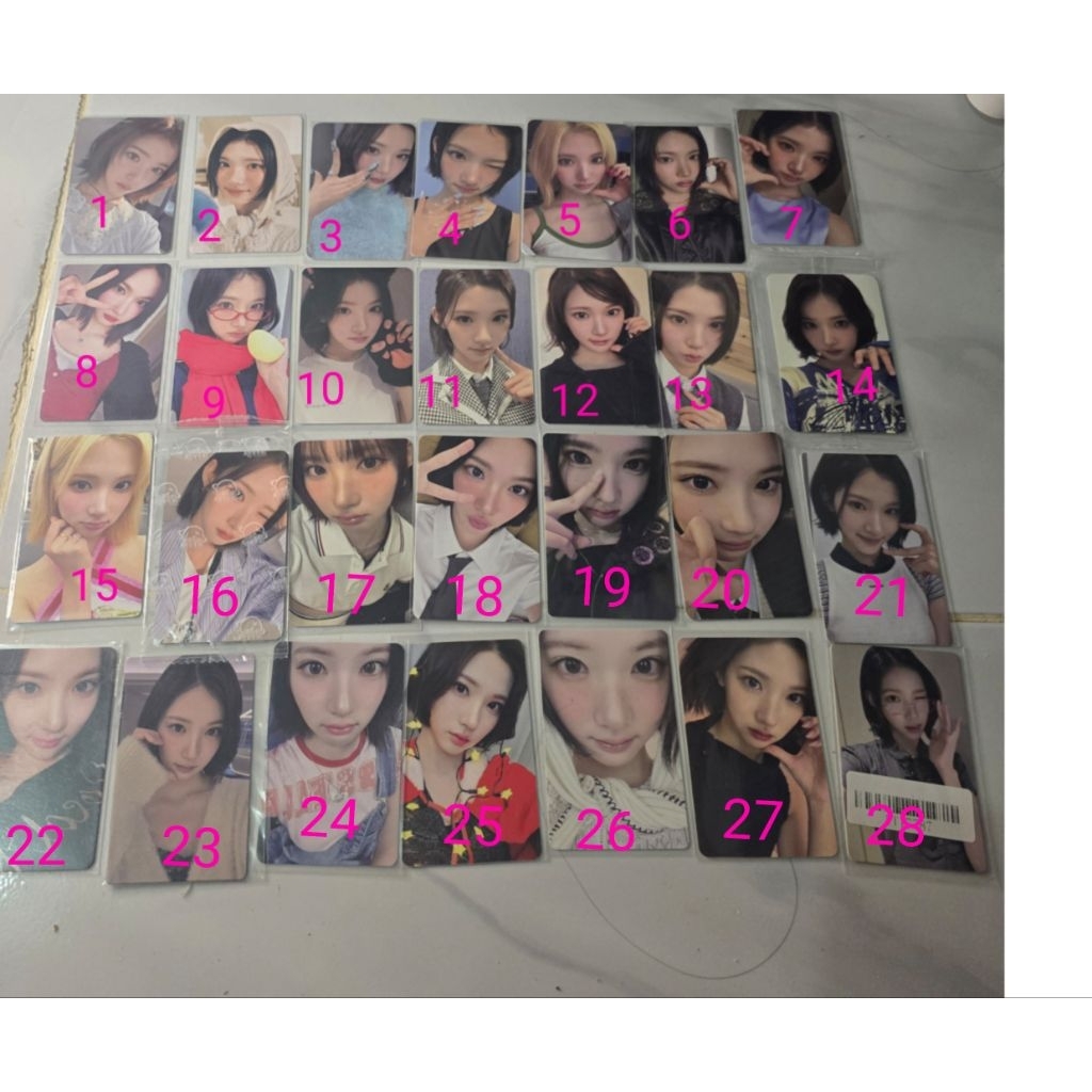การ์ดรูปถ่ายอย่างเป็นทางการของ Jiwoo Hearts2hearts