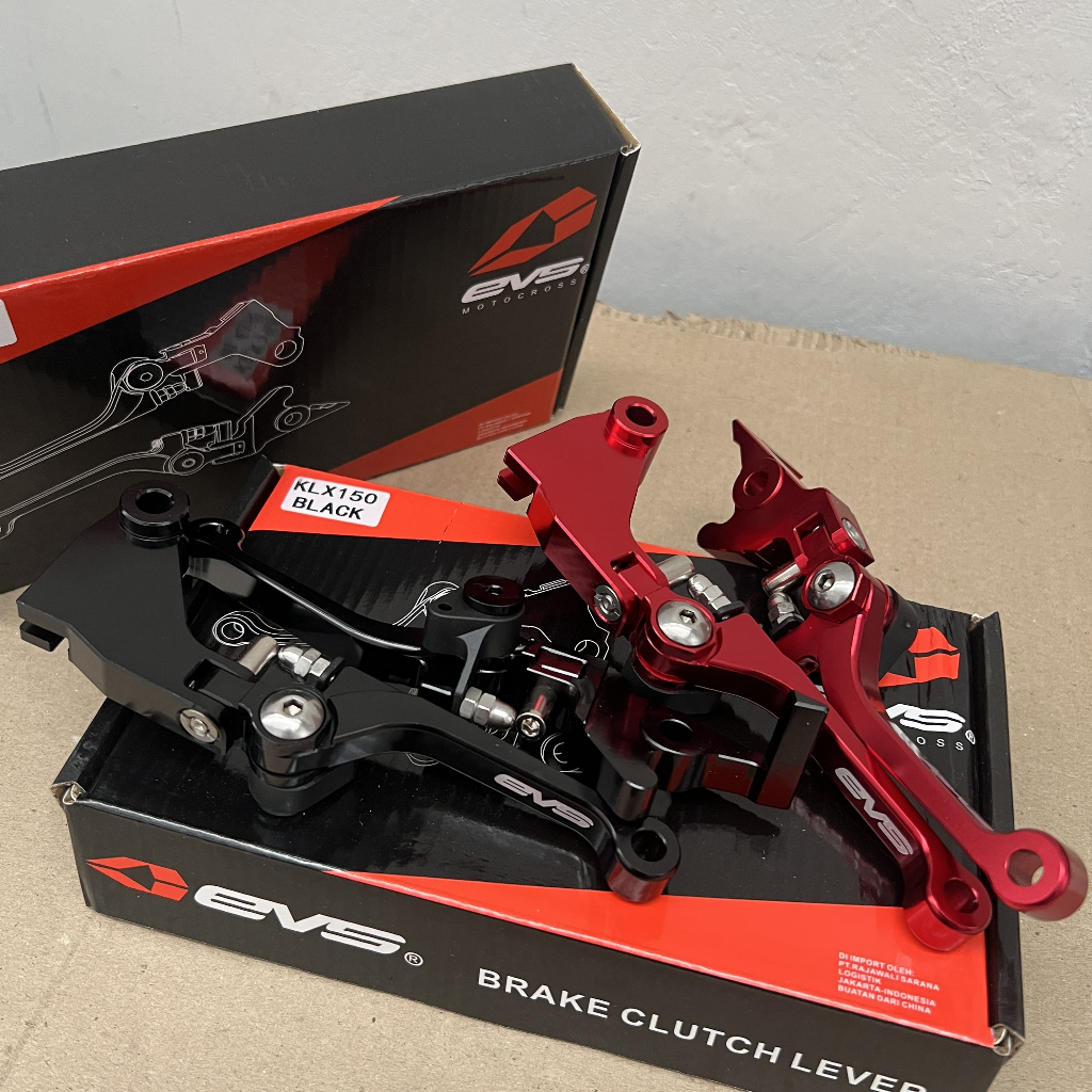EVS KLX 150 ชุดมือจับเบรคซ้ายขวาพับสี CNC