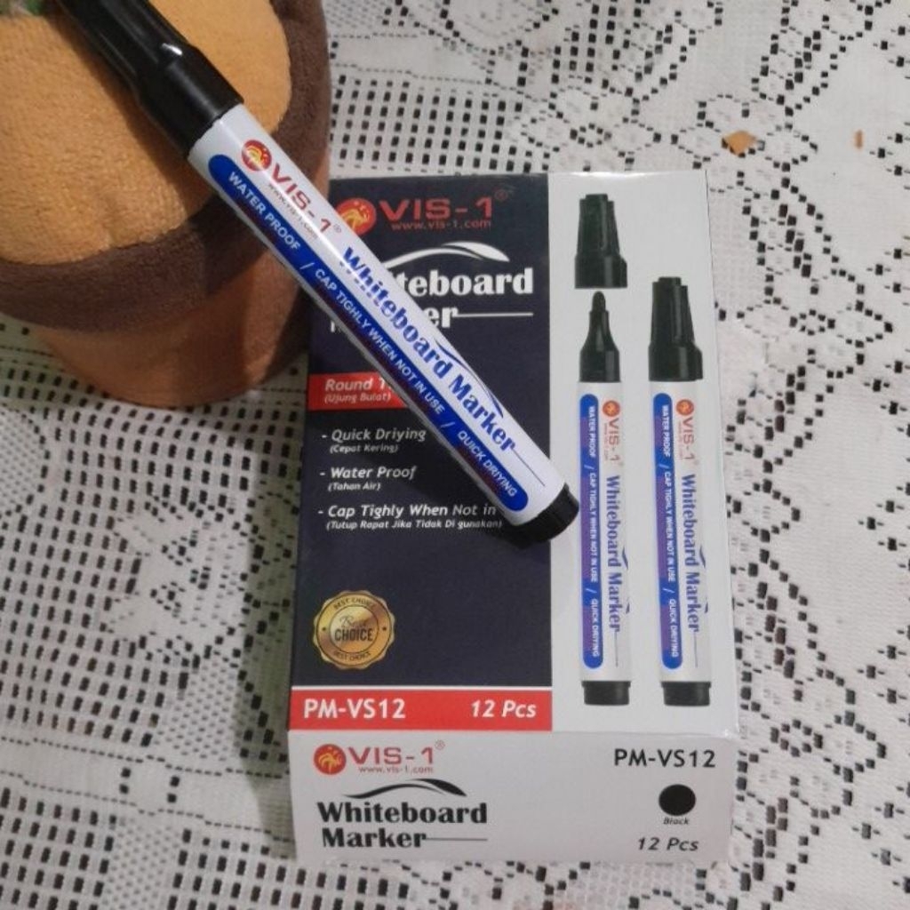 VIS-1 HEALTHY WHITEBOARD MARKER - XYLENE ฟรี TOLUENE - ไม่ใช่แปรง SHARP XYLENE ฟรี - BOARD WHITE CLA