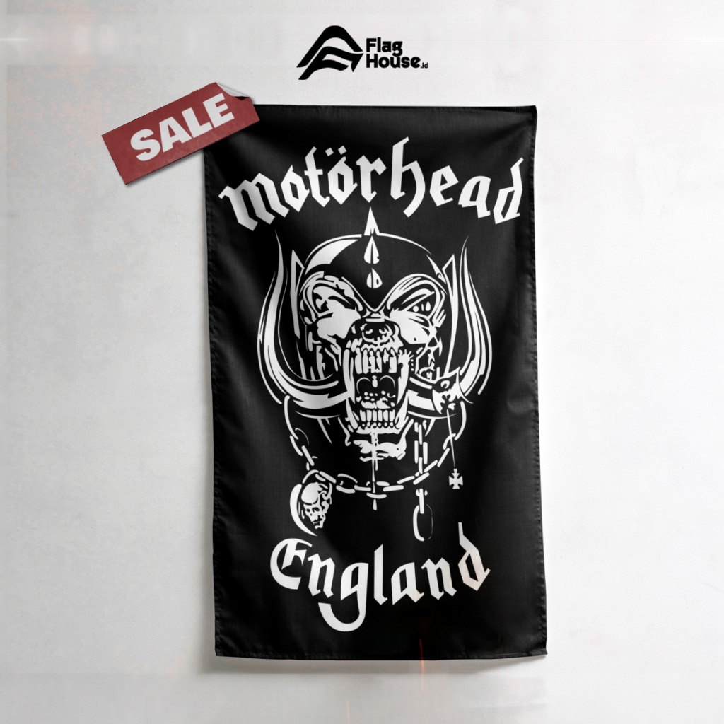 Flaghouse.id - Motorhead England Flag/Tapestry Band
