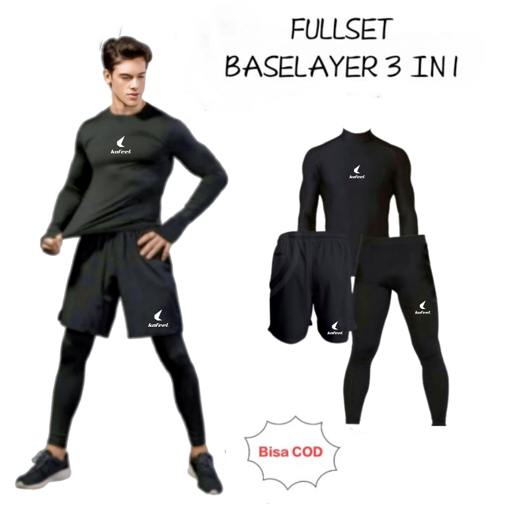 ชุดกีฬาผู้ชาย เสื้อ ข้อมือ เลกกิ้ง และกางเกงขาสั้น ชั้นใต้ดิน ฟุตซอล วิ่ง ยิม บาสเกตบอล วอลเลย์บอล ยิมนาสติก