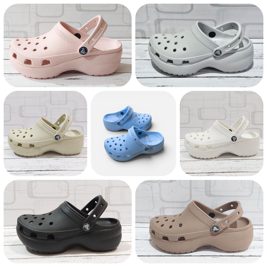 CLASSIC PLATFORM CLOG CROSC SANDALS สําหรับผู้หญิง