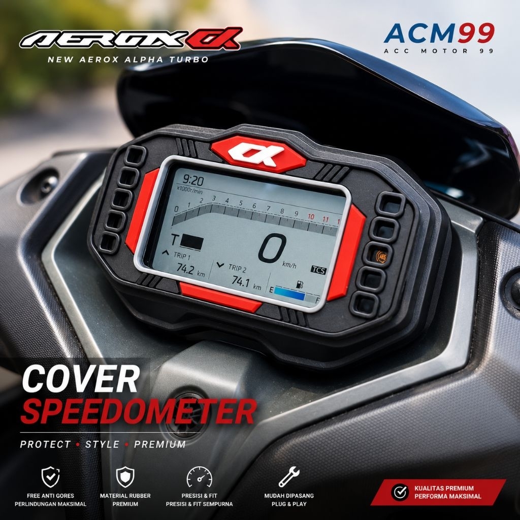 ฝาครอบเรือนไมล์ Motopad27 Aerox Alpha Turbo