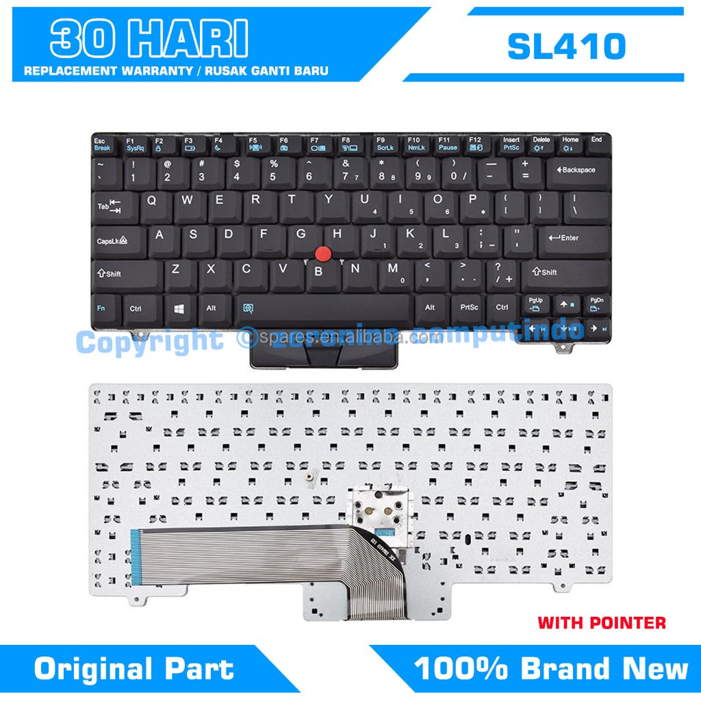 แป้นพิมพ์ Lenovo Thinkpad L410 L412 L420 L510 L512 L520 SL410 SL510