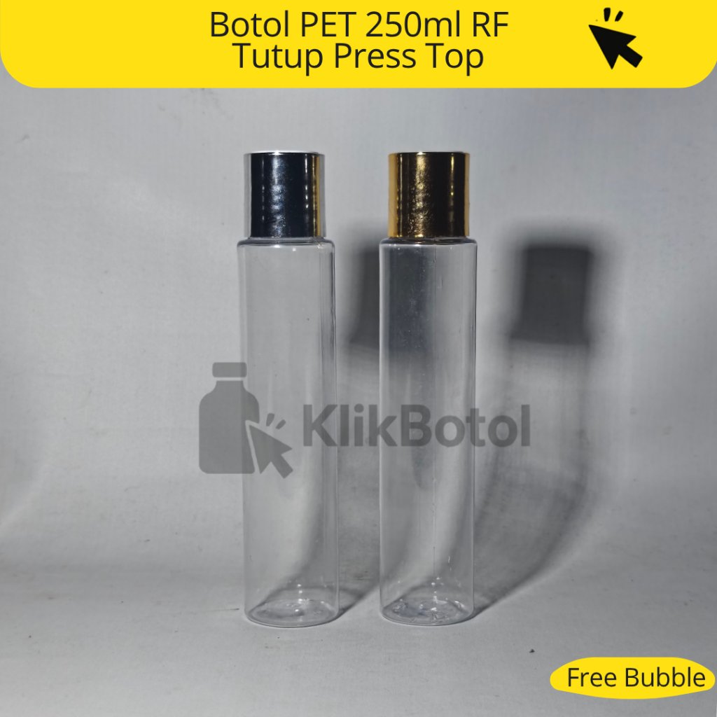 RF PET BOTTLE 250ML N24 PRESSTOP CAP