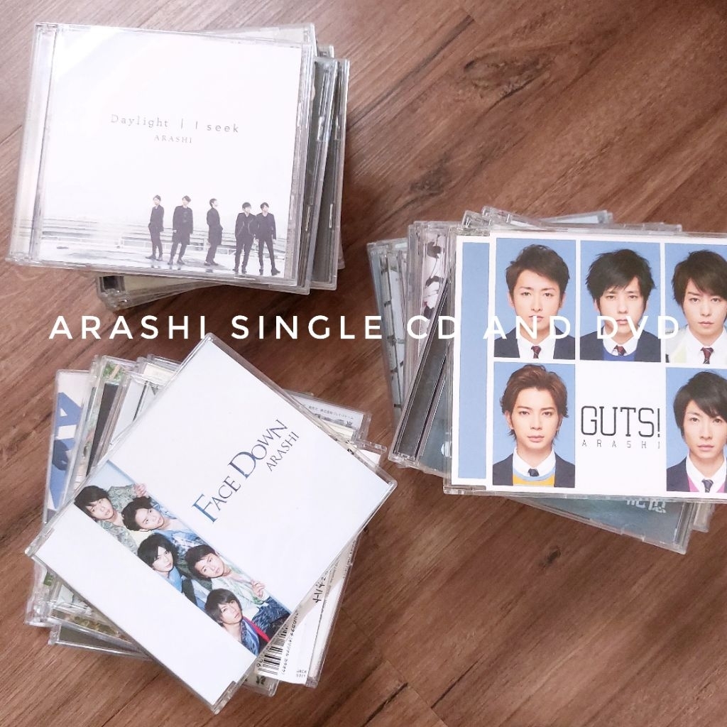 (ตรวจสอบคําอธิบายและวาริations) Arashi Single CD DVD Regular Limited Edition Preloved Jpop Ohno Sato
