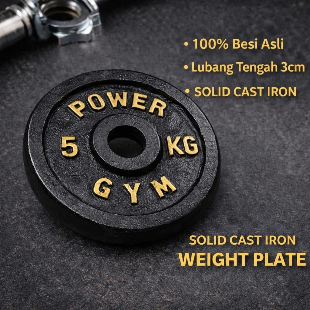 Iron Plate Dumbell น้ําหนัก 5กก