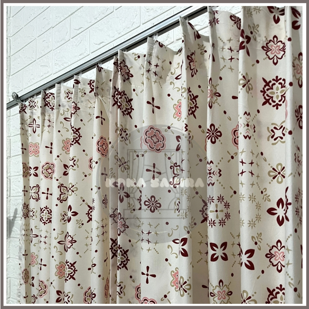 S-HOOK WIRE CURTAIN WINDOW CURTAIN MINIMALIST AESTHETIC ฟรีสายไฟ + ล้อสีขาว