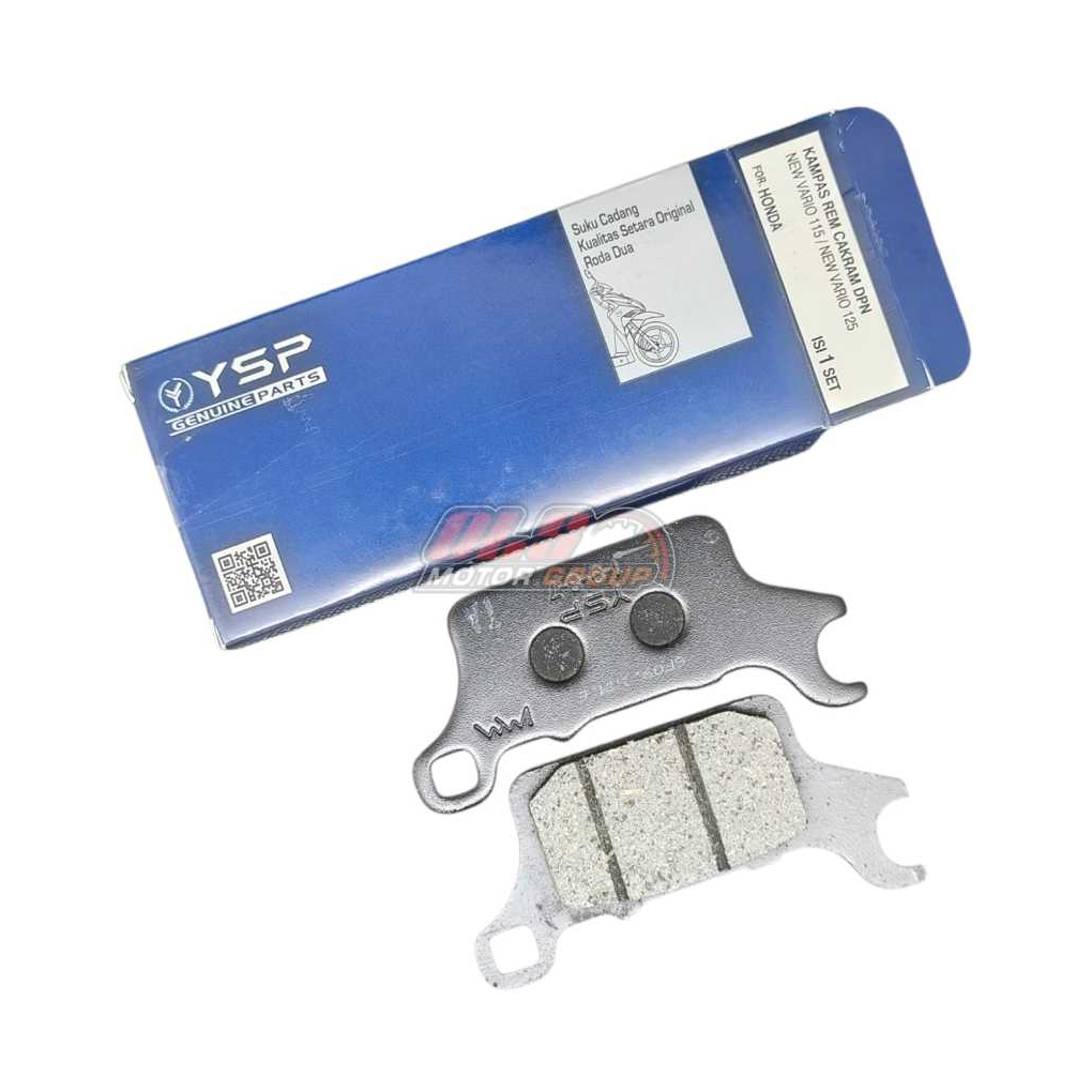 ผ้าเบรกหน้า YSP K59 GENIO VARIO 125 ใหม่ VARIO 150 K59 VARIO 160 CBS ดิสแพด