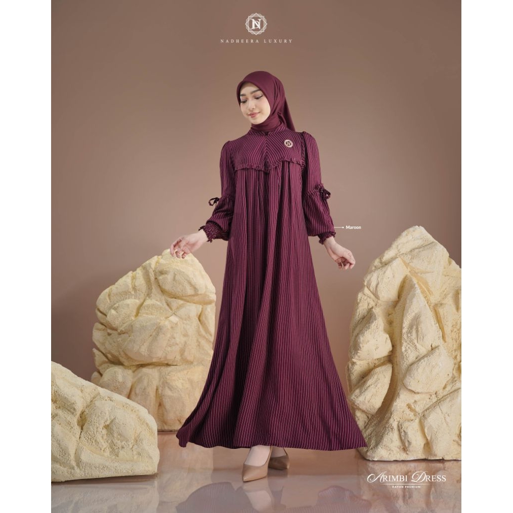 ARIMBI DRESS NADHEERA LUXURY ORIGINAL