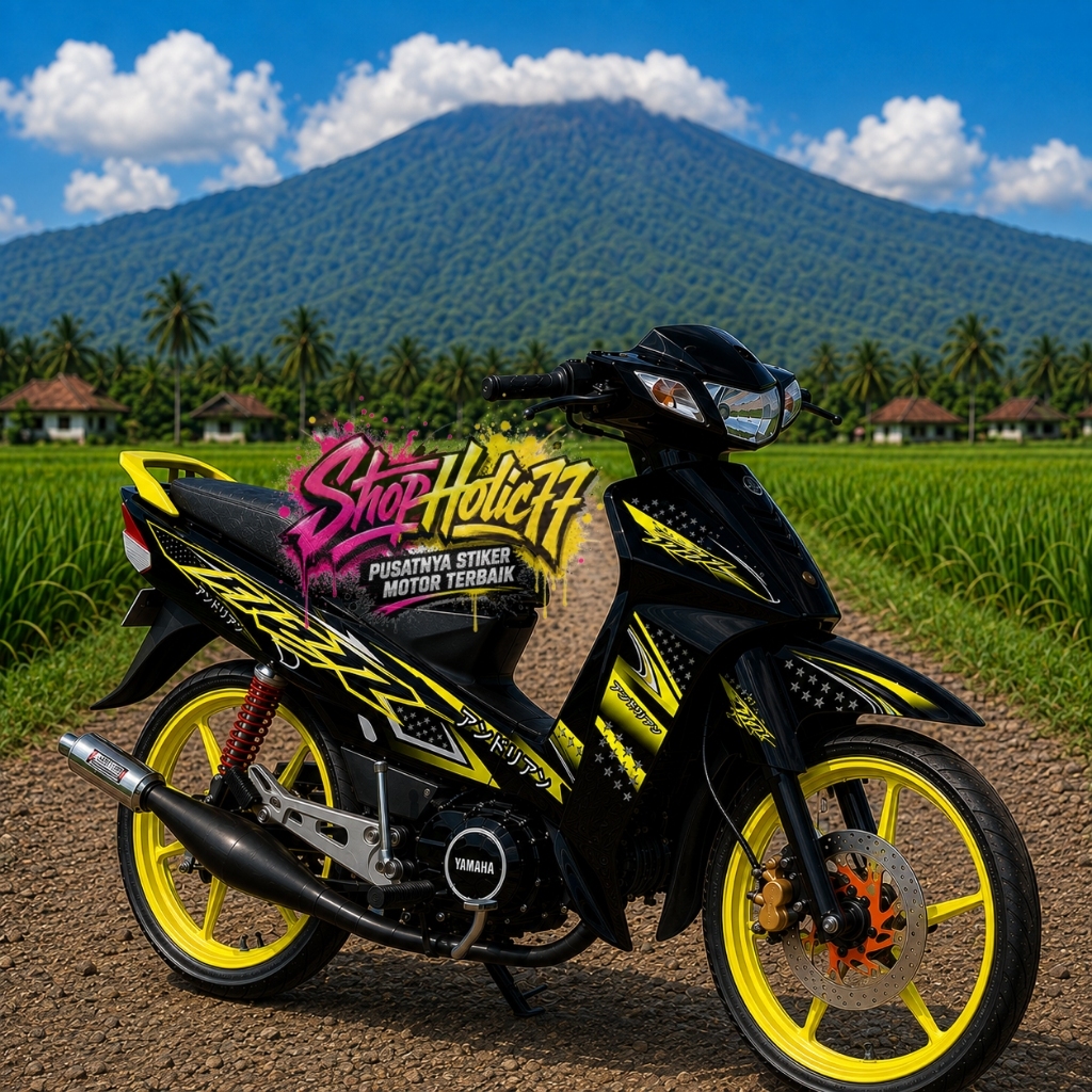 Yamaha fizr f1zr f1z r Striping สติกเกอร์ญี่ปุ่น Variation Blue Gaijin แล้วตัดเคลือบเงาทน