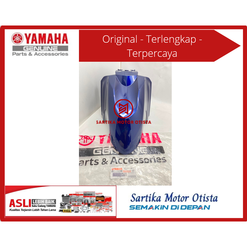 บังโคลนหน้าสีน้ําเงินดั้งเดิม YAMAHA GEAR 125 (B3W-F1511-00-P7)
