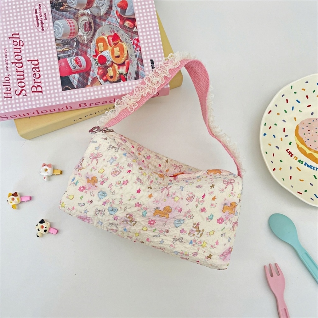 Kapuas Canvas Tote Bag Makeup Skincare Travel Organizer Hand Bag Motif PH14