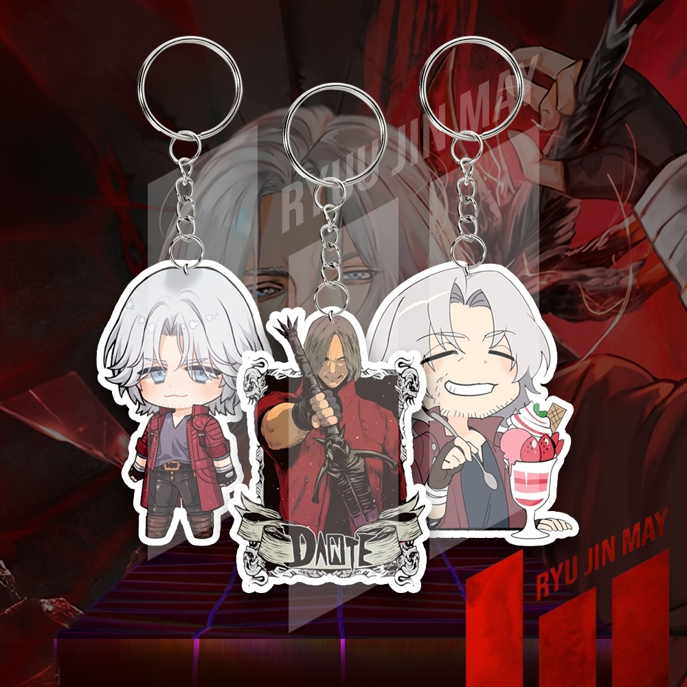 GANTUNGAN HP Keychain / พวงกุญแจโทรศัพท์มือถือ - Devil May Cry - Dante