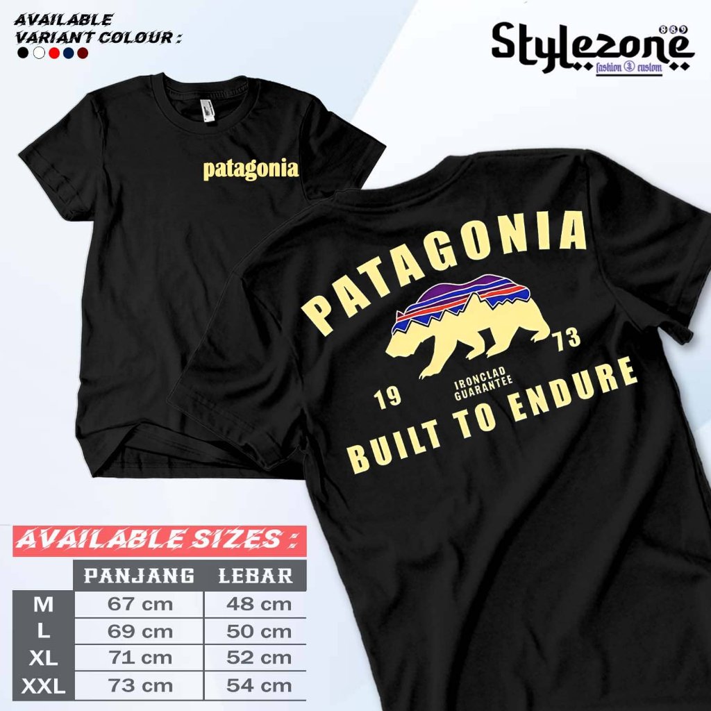 Patagonia - Bear Built To Endure - เสื้อยืด Patagonia