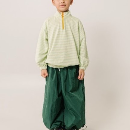 SOLERAM - BONO Half Zip Sweater - Lime / Childrens Sweater