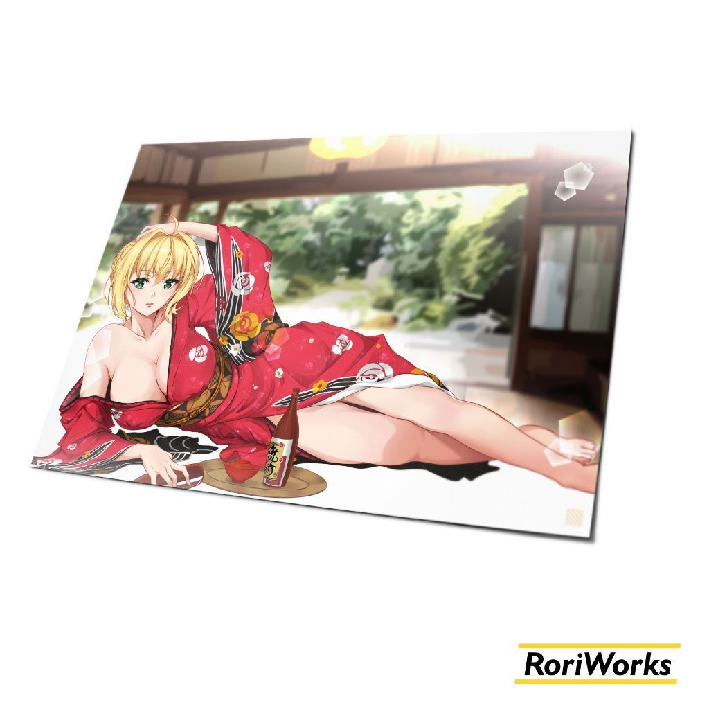 โปสเตอร์อนิเมะ - Saber Nero Claudius (Yukata) | Fate Grand Order | FGO FGO