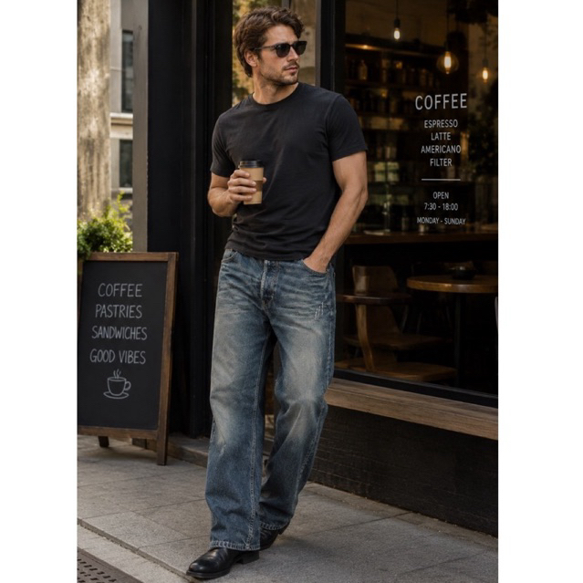 กางเกงยีนส์ Levis Engineered Blue Vintage Wash