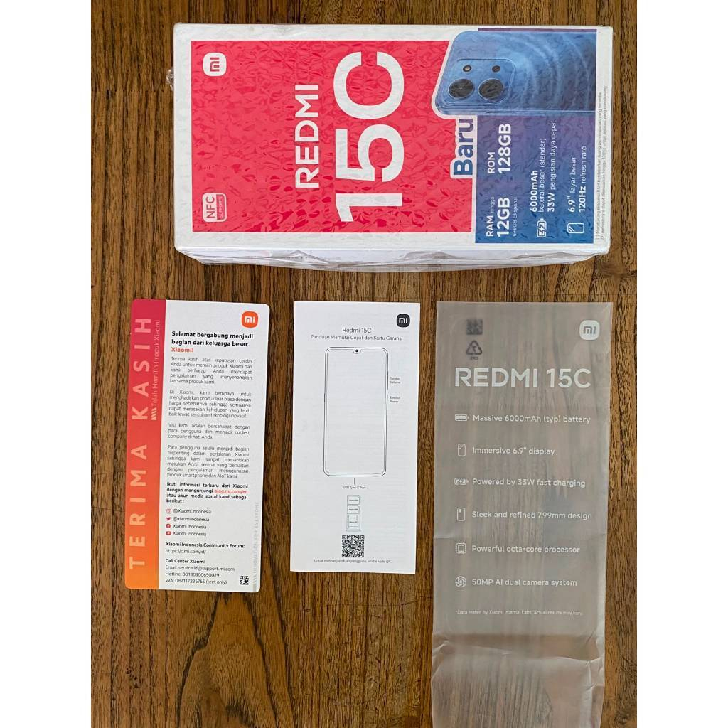 100% ต้นฉบับมือสอง XIAOMI REDMI 13C 14C 15C กล่อง