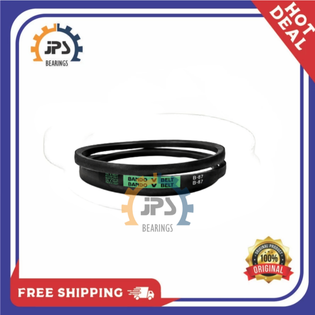 MESIN BANDO V-BELT B-87 | เข็มขัด Vanbelt B87 V Type B | สายพานพัดลมเครื่องอุตสาหกรรม
