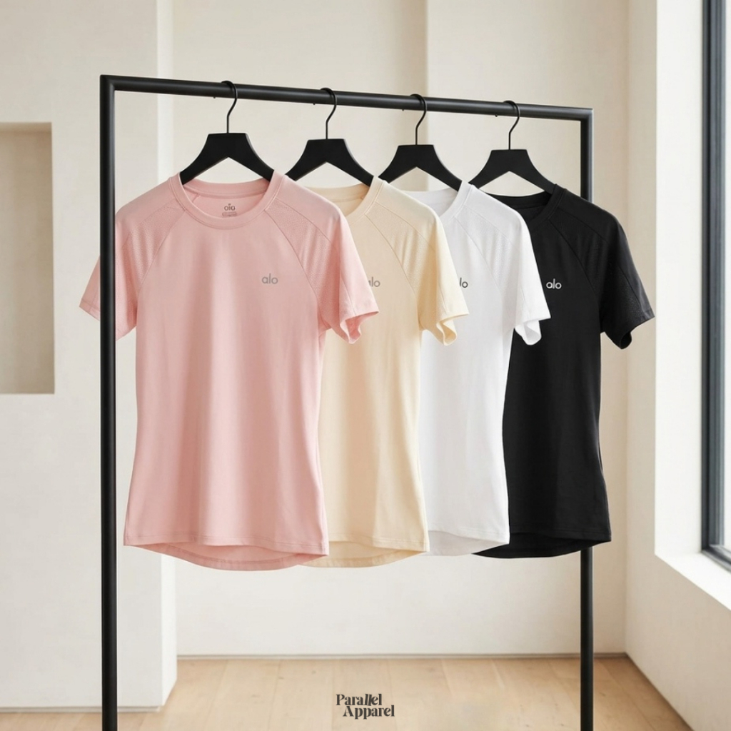 A1O เสื้อยืดออกกําลังกายพื้นฐานผู้หญิง H21