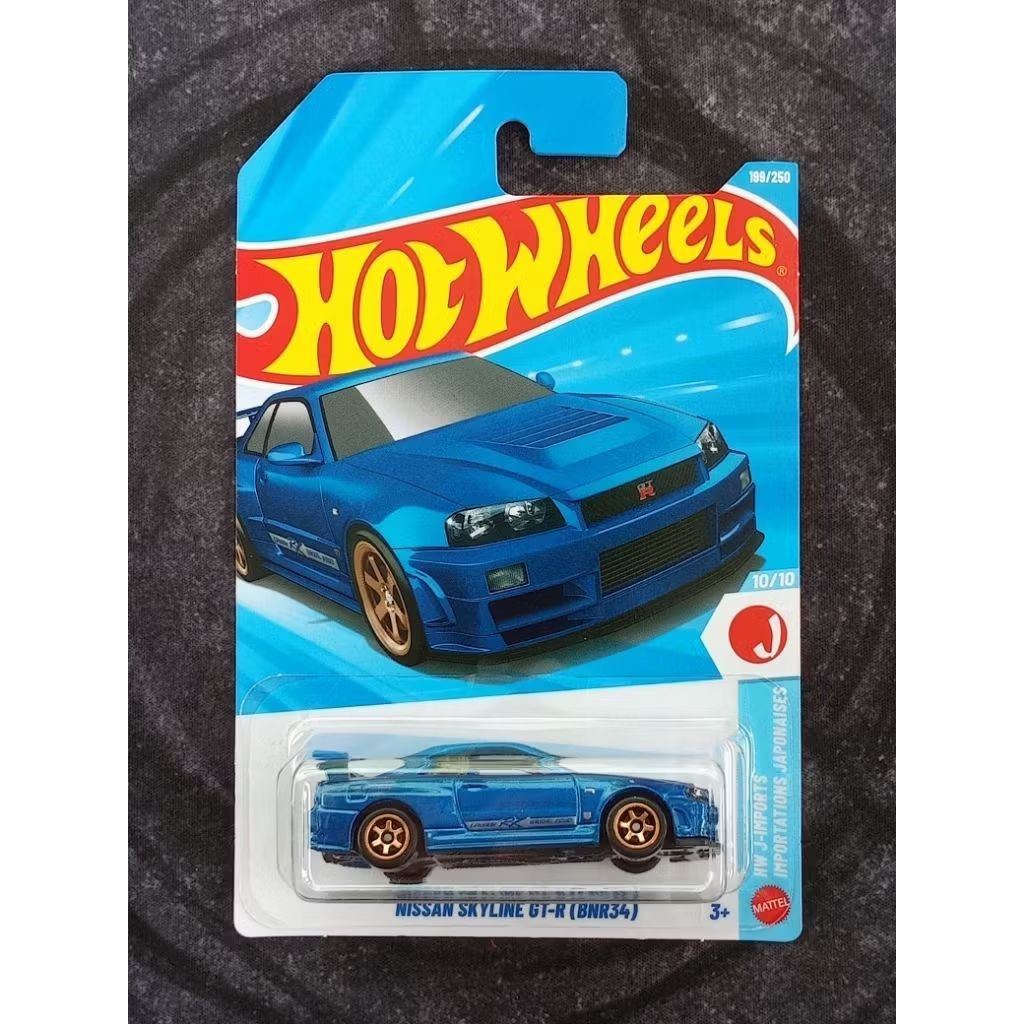HOT WHEELS NISSAN SKYLINE GT-R (BNR34)