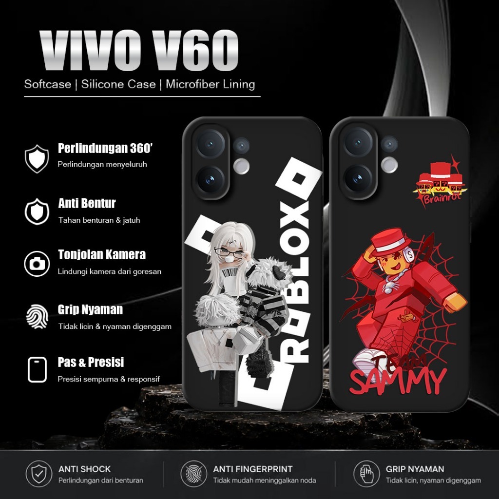 Softcase HP สําหรับ Vivo V60 - เคส HP สําหรับ Vivo V60 - ปลอก HP สําหรับ Vivo V60 - ตัวป้องกัน HP