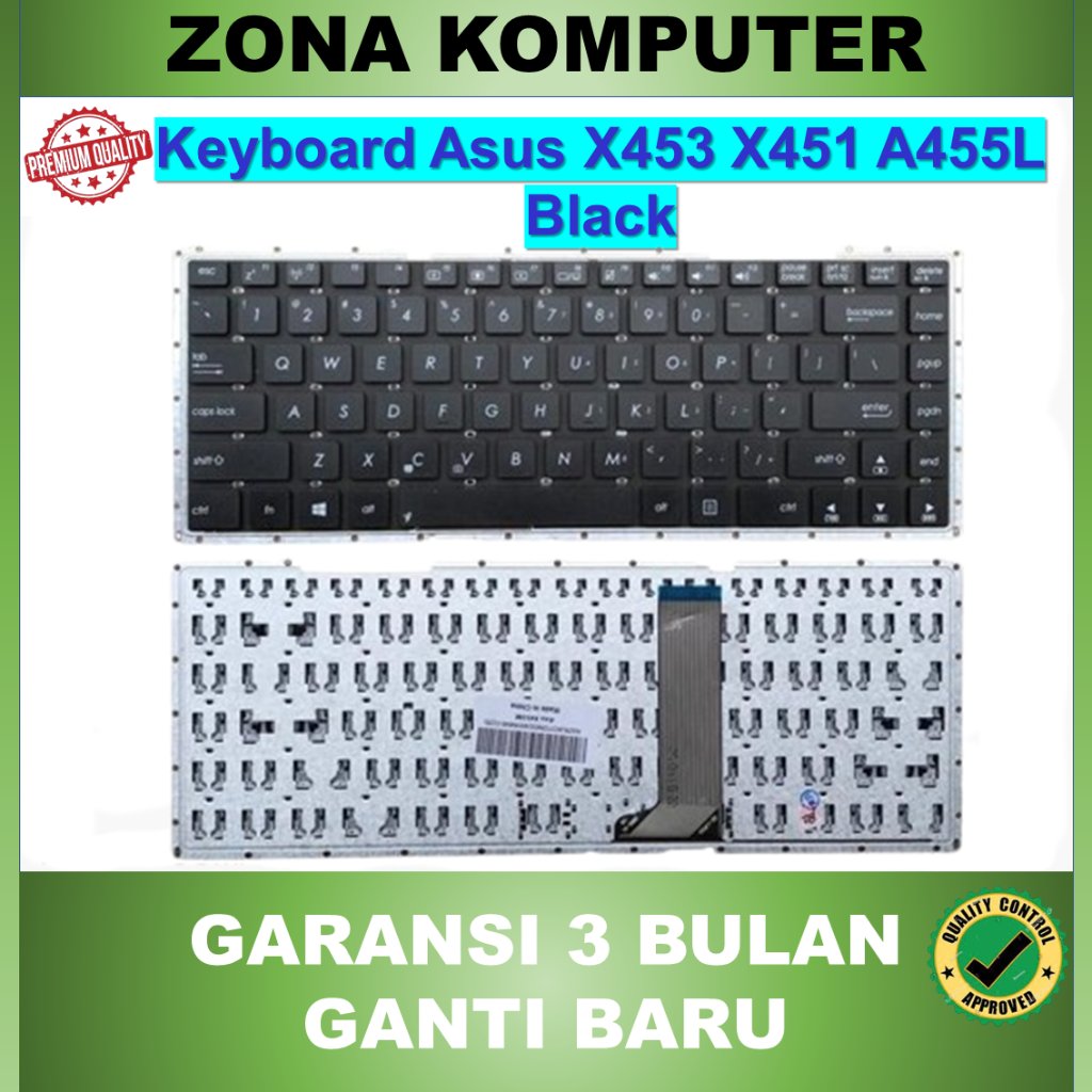 แป้นพิมพ์แล็ปท็อป ASUS X453 X453SA X453M X453MA X453S