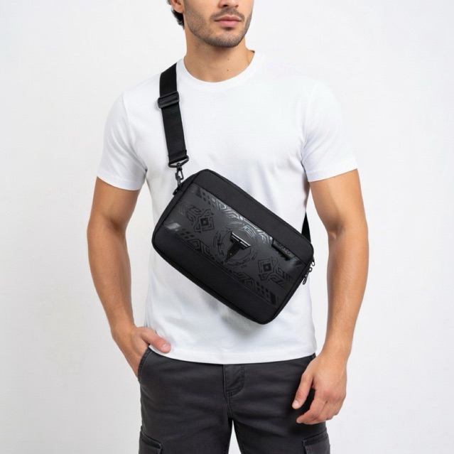LOKAL TAPAXCO Mens 2-in-1 Sling Bag and Handbag NANO ULTIMATE กันน้ํา Casual Local Original ทนไฟกันน้ํา