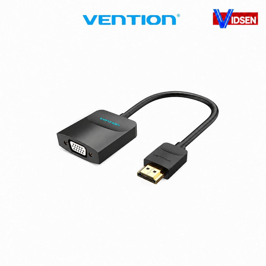 Vention 42154 อะแดปเตอร์แปลง HDMI เป็น VGA สําหรับจอภาพและโปรเจคเตอร์ 0.15M