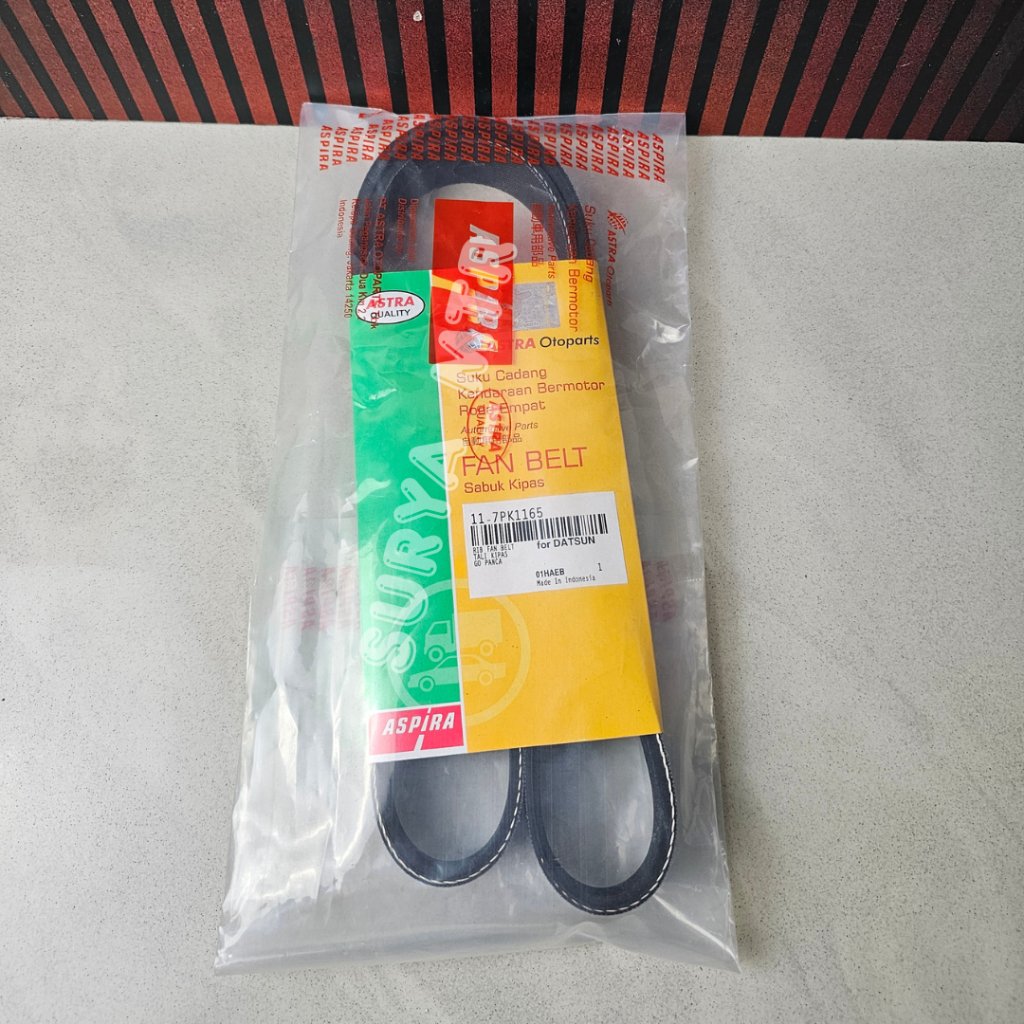 VAN FAN BELT DATSUN GO ASPIRA 11-7PK1165