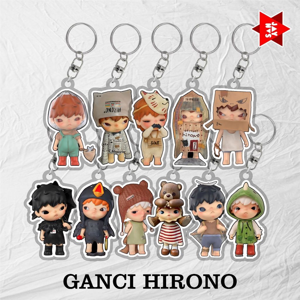 พวงกุญแจ HIRO พวงกุญแจ CUTE COOL HIRONO CHARACTER ใหม่ล่าสุด VIRAL พวงกุญแจ LATEST HIRONO KEYCHAIN