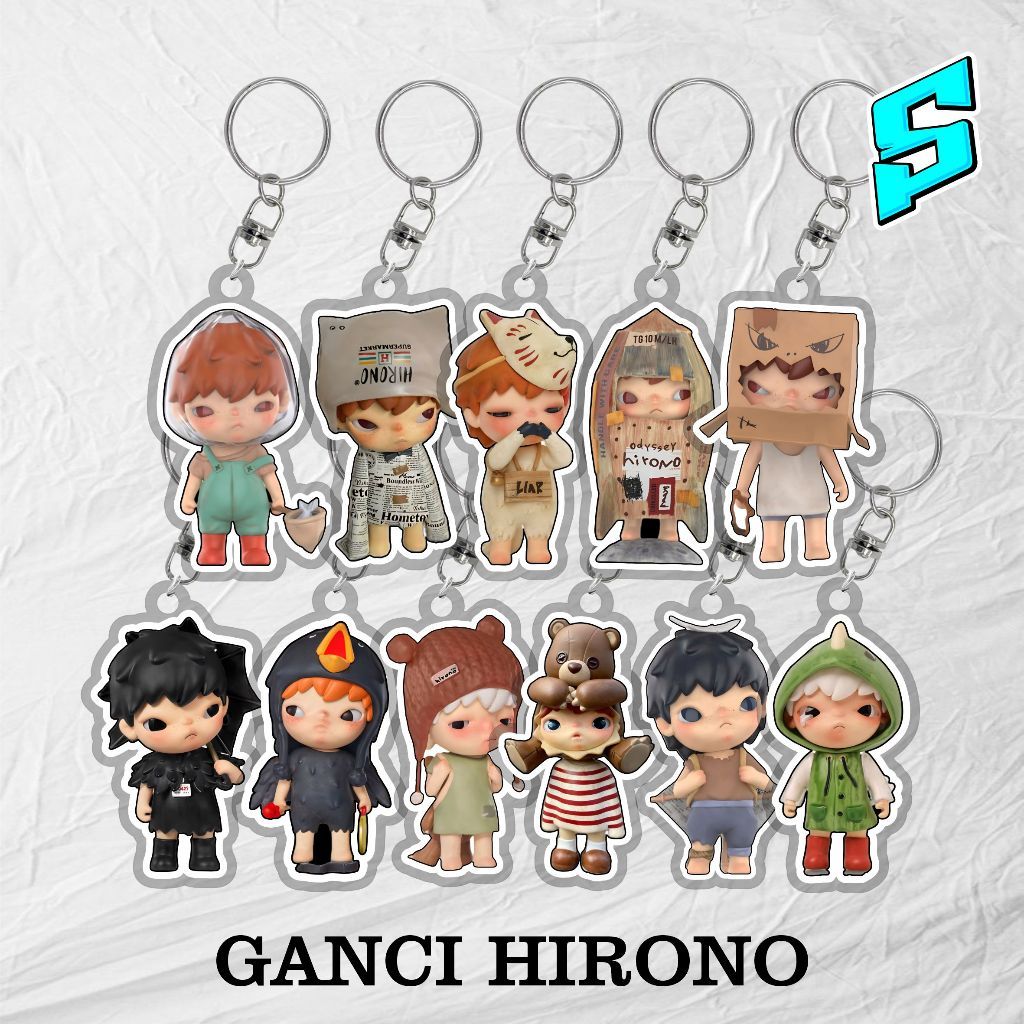 พวงกุญแจ HIRO พวงกุญแจ CUTE COOL HIRONO CHARACTER ใหม่ล่าสุด VIRAL พวงกุญแจ LATEST HIRONO KEYCHAIN